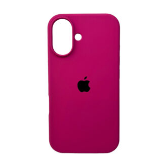 Чохол Silicone Full Case AA Open Cam для Apple iPhone 16 у рожевому кольорі Dragon Fruit