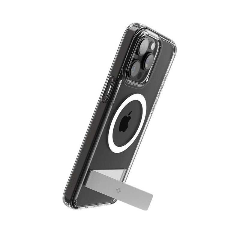 Чохол Spigen Magnetic Clear Stand для iPhone 16 Transparent — фото 10