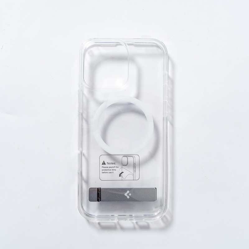 Чохол Spigen Magnetic Clear Stand для iPhone 16 Transparent — фото 5