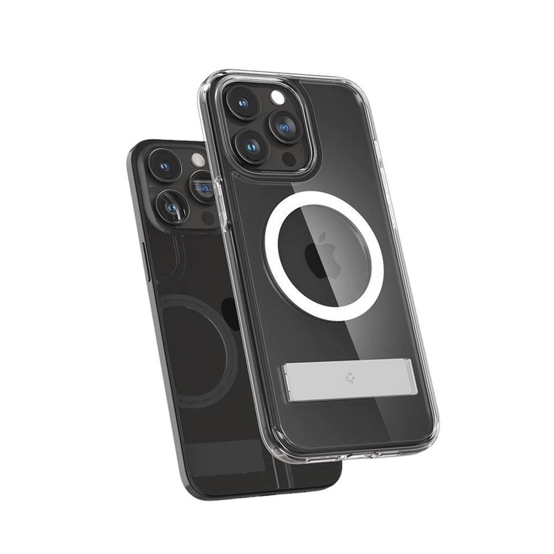 Чохол Spigen Magnetic Clear Stand для iPhone 16 Transparent — фото 7