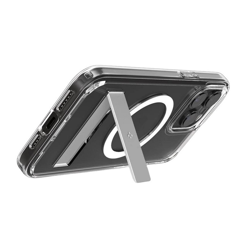 Чохол Spigen Magnetic Clear Stand для iPhone 16 Transparent — фото 8