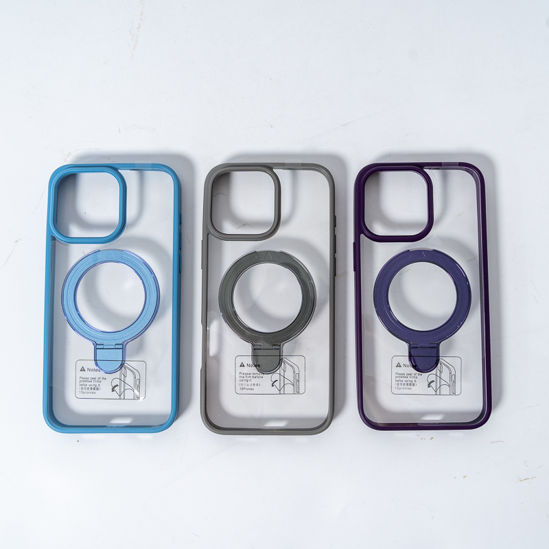 Чохол Spigen Magnetic Ring для iPhone 16 Pro Max Grey — фото 4