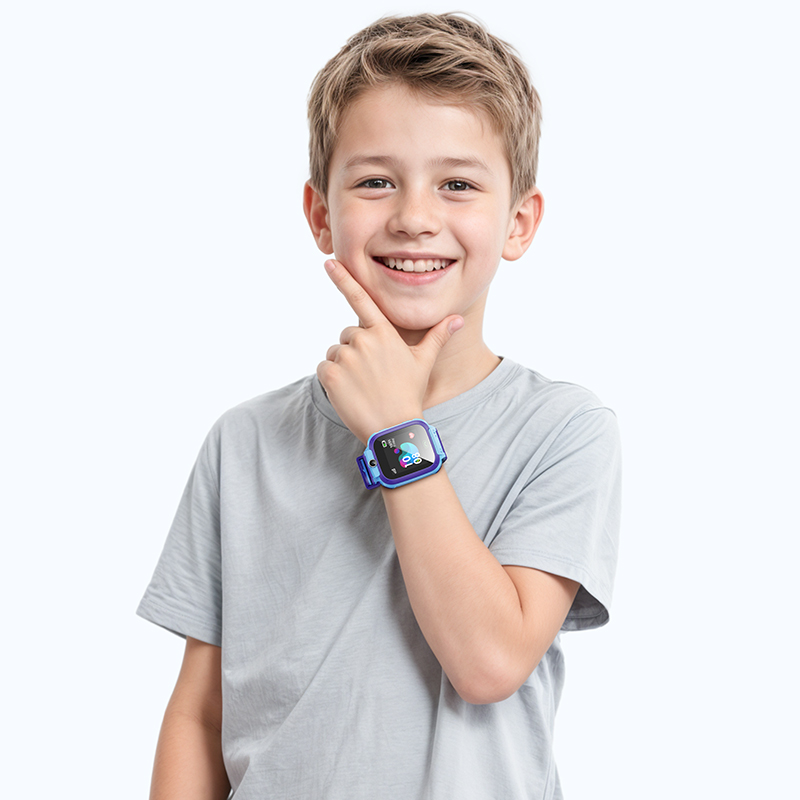 Дитячий смарт-годинник HOCO Y105 36mm. 400 mAh children phone watch Blue — фото 6