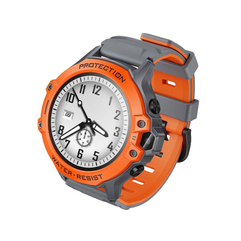 Дитячий смарт-годинник HOCO Y107 4G 32mm. 700 mAh. IP54. children phone watch orange — фото 4