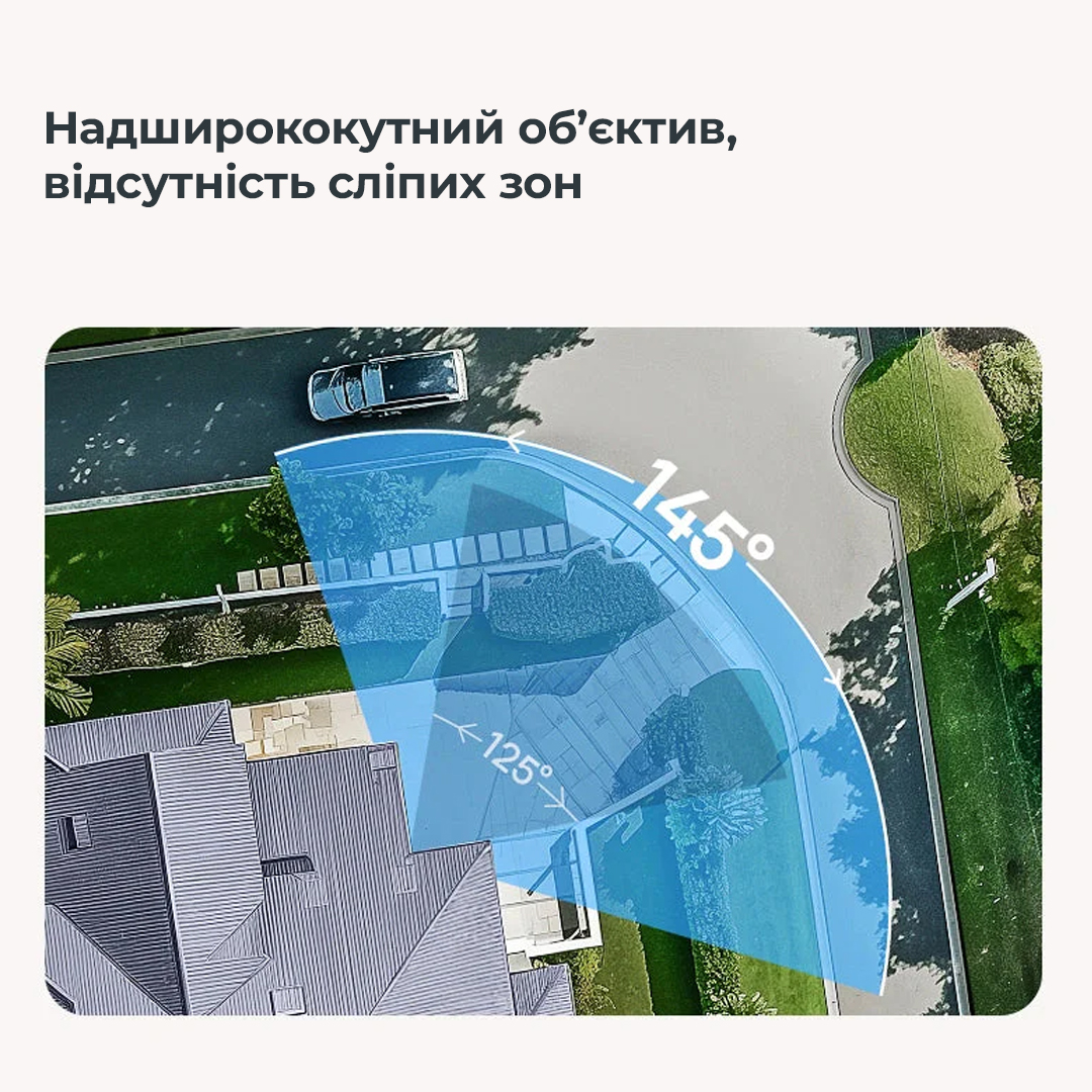 Додаткова IP-камера відеоспостереження Baseus Security N1 Outdoor Camera 2K White — фото 7