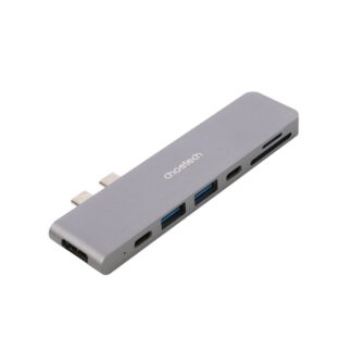 Док станція USB-C 7-в-1 (Hdmi/картрідер/USB-A/USB-C), для MacBook