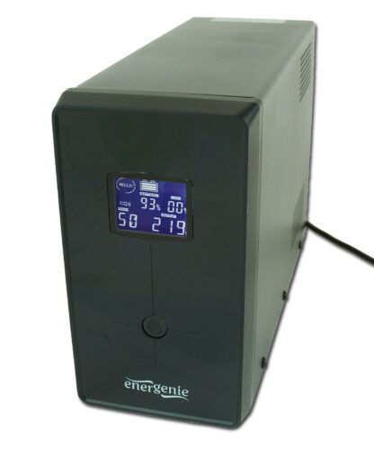 Джерело безперебійного живлення 1500VA, LCD, USB, серія Pro EnerGenie