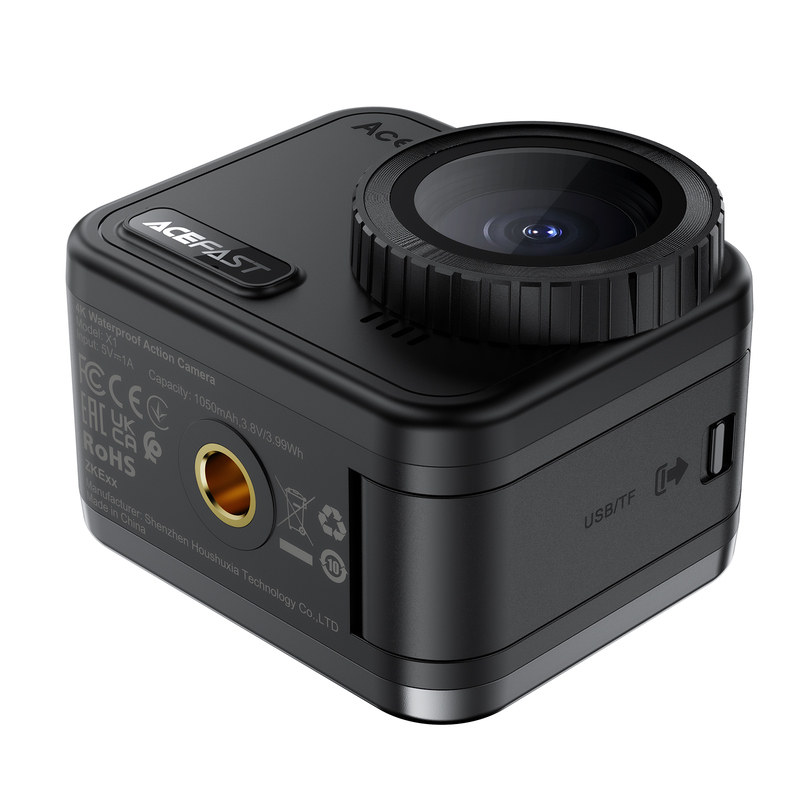 Екшн-камера ACEFAST X1 4K Waterproof Action Camera Black — фото 6