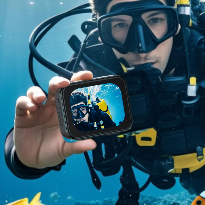 Екшн-камера ACEFAST X1 4K Waterproof Action Camera Black — фото 8