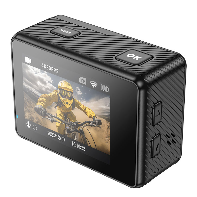 Екшн-камера HOCO DV101 dual color screen sports camera Black