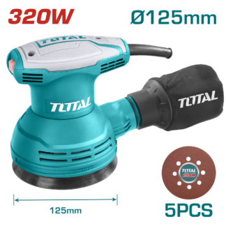 Ексцентрикова шліфмашина TOTAL TF2031256 320 Вт