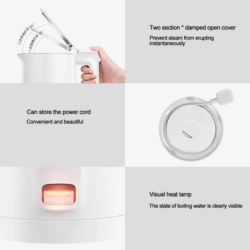 Електрочайник Xiaomi Mi Home Appliance Water Bottle N1 з китайською вилкою — фото 9