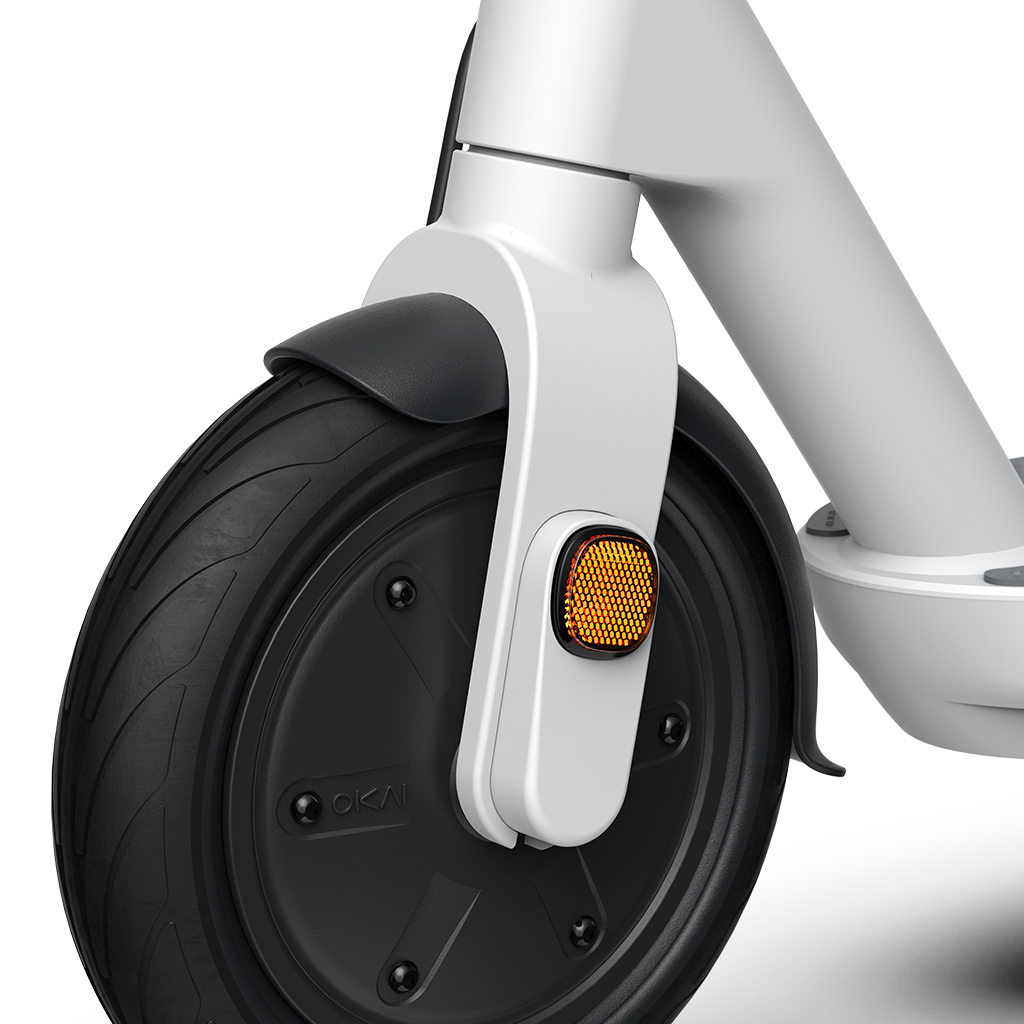 Електросамокат OKAI ES10-Neon Lite White 9" для міста — фото 9