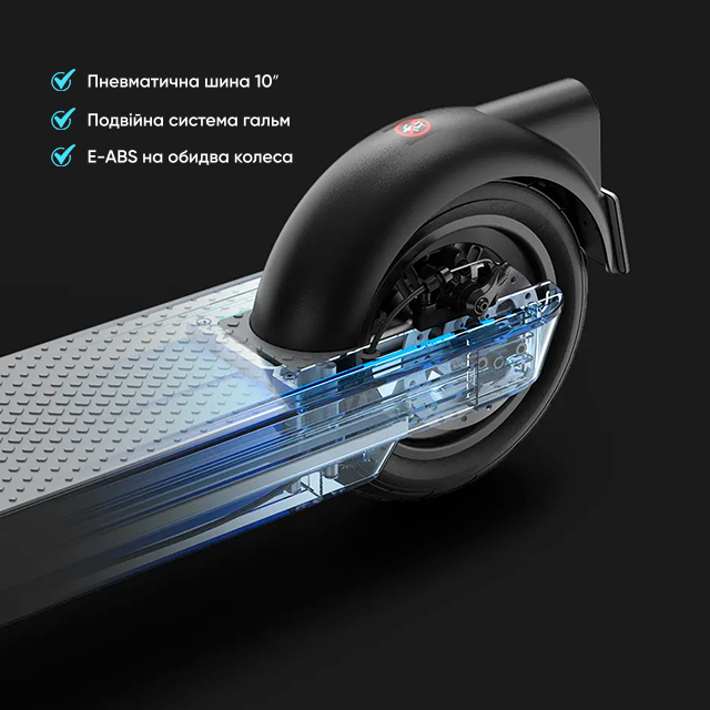 Електросамокат OKAI ES30-Neon PRO Black 10 з запасом ходу до 80 км — фото 11