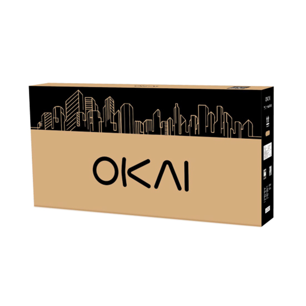 Електровелосипед OKAI EB60 Black 28', 250(500)W, 9,6Ah, 61.2km, 25kmh, NFC, App, 23kg — фото 3