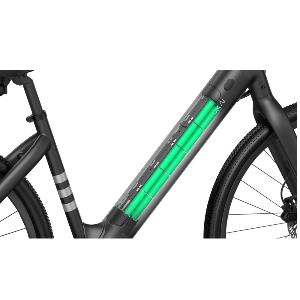 Електровелосипед OKAI EB60 Black 28', 250(500)W, 9,6Ah, 61.2km, 25kmh, NFC, App, 23kg — фото 6