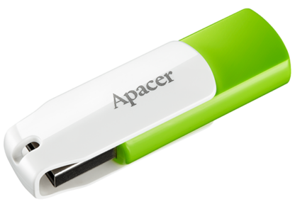 Флеш-драйв APACER AH335 64GB зелений/білий