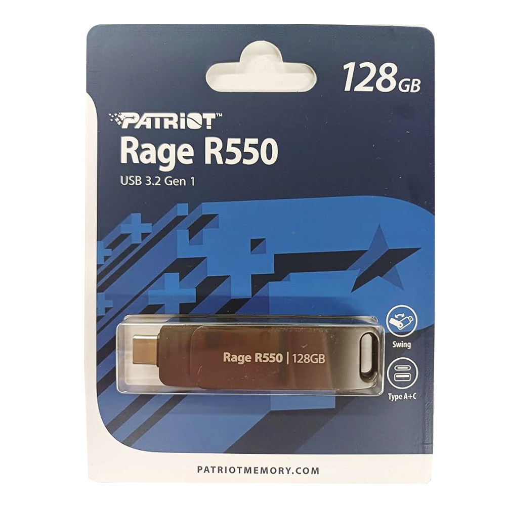 Флеш-накопичувач Patriot Rage R550 128GB Type-A+C — фото 3
