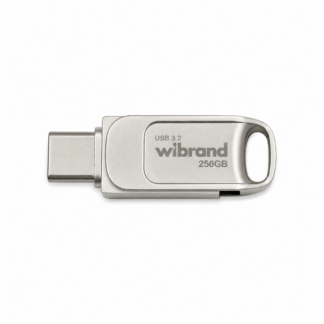 Флеш-накопичувач Wibrand Bee 256GB USB Type-A/C срібного кольору