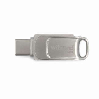 Флеш-накопичувач Wibrand USB 3.2 Gen1 Bee срібного кольору