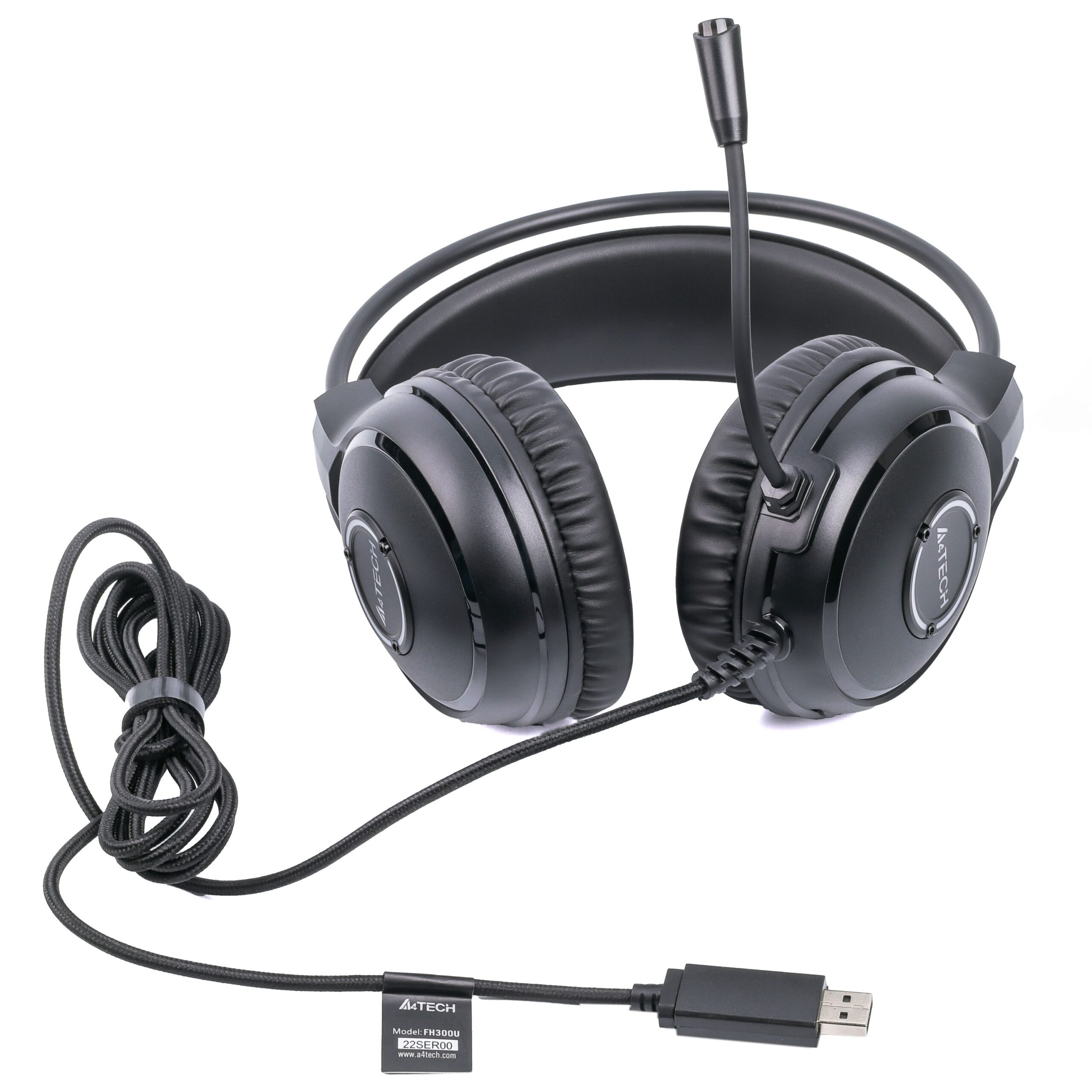 Гарнітура Fstyler USB Stereo Headphone, чорний A4Tech FH300U — фото 3