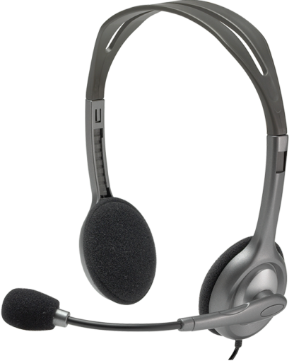 Гарнітура LOGITECH Stereo Headset H111 сіра