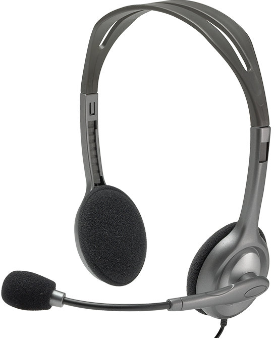 Гарнітура LOGITECH Stereo Headset H111 сіра