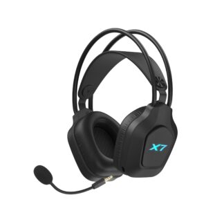Гарнітура X7 USB з підсвічуванням, 2.4GHz+Bluetooth v5.3+AUX 4-Pin