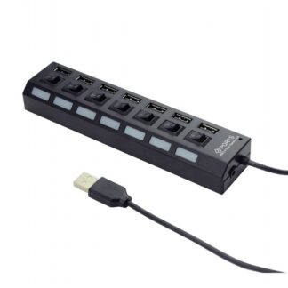Хаб на 7 портів USB 2.0 Gembird UHB-U2P7-03