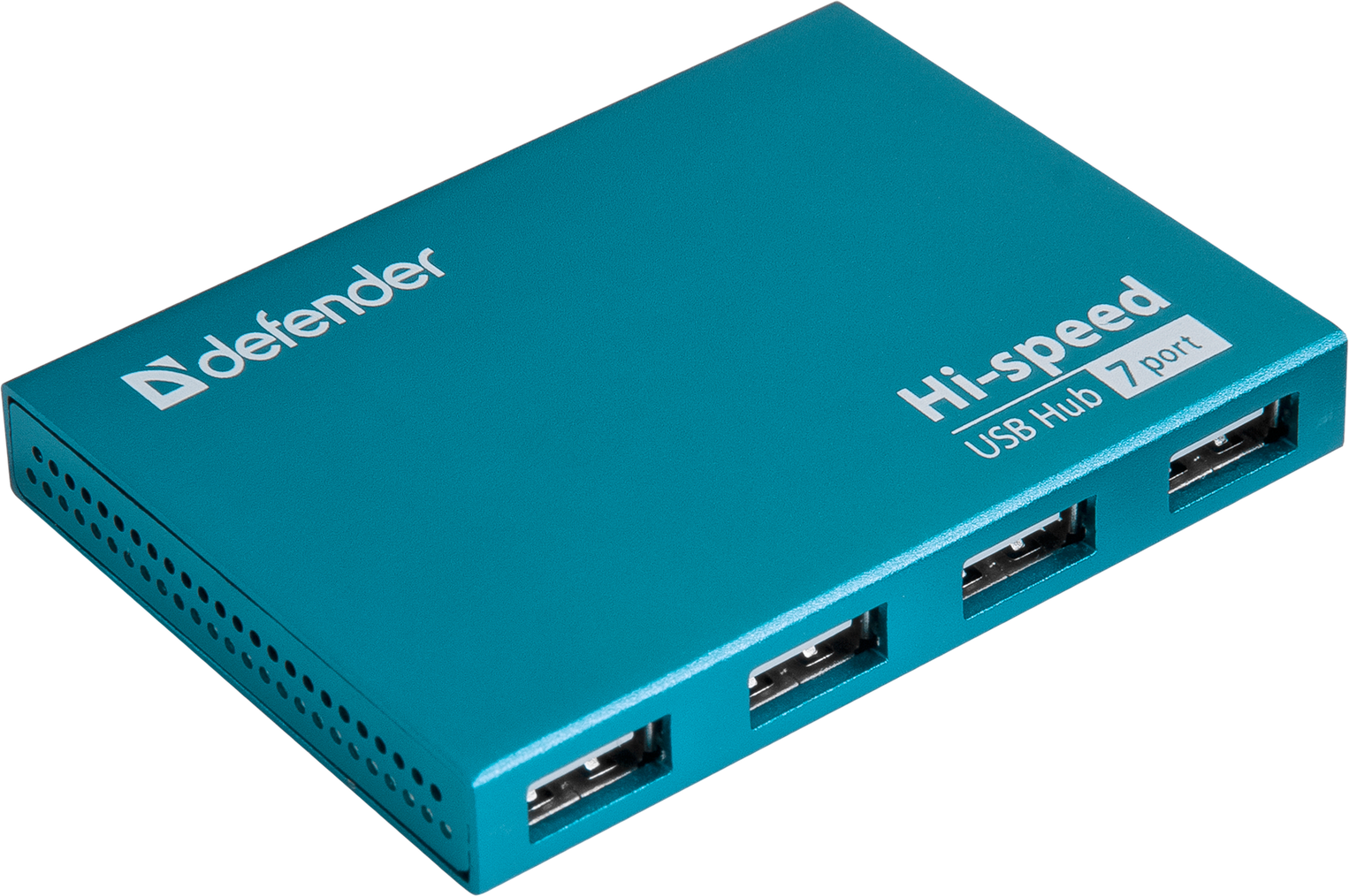 Хаб USB 2.0 DEFENDER Septima Slim+Adapter для ПК