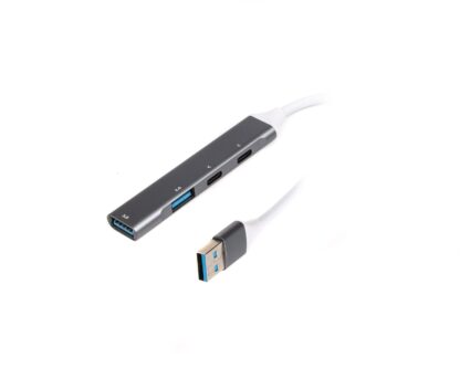 Хаб USB 3.0 Type-A на 4 порти (1xUSB-A 3.0, 1xUSB-A 2.0, 2xUSB-C)
