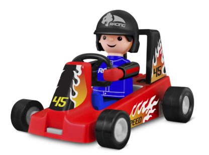 Іграшковий гоночний карт Igracek Racer з фігуркою