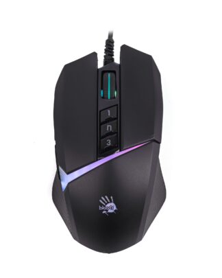 Ігрова миша Bloody Activated, RGB, 10000 CPI, 50M натискань, чорний