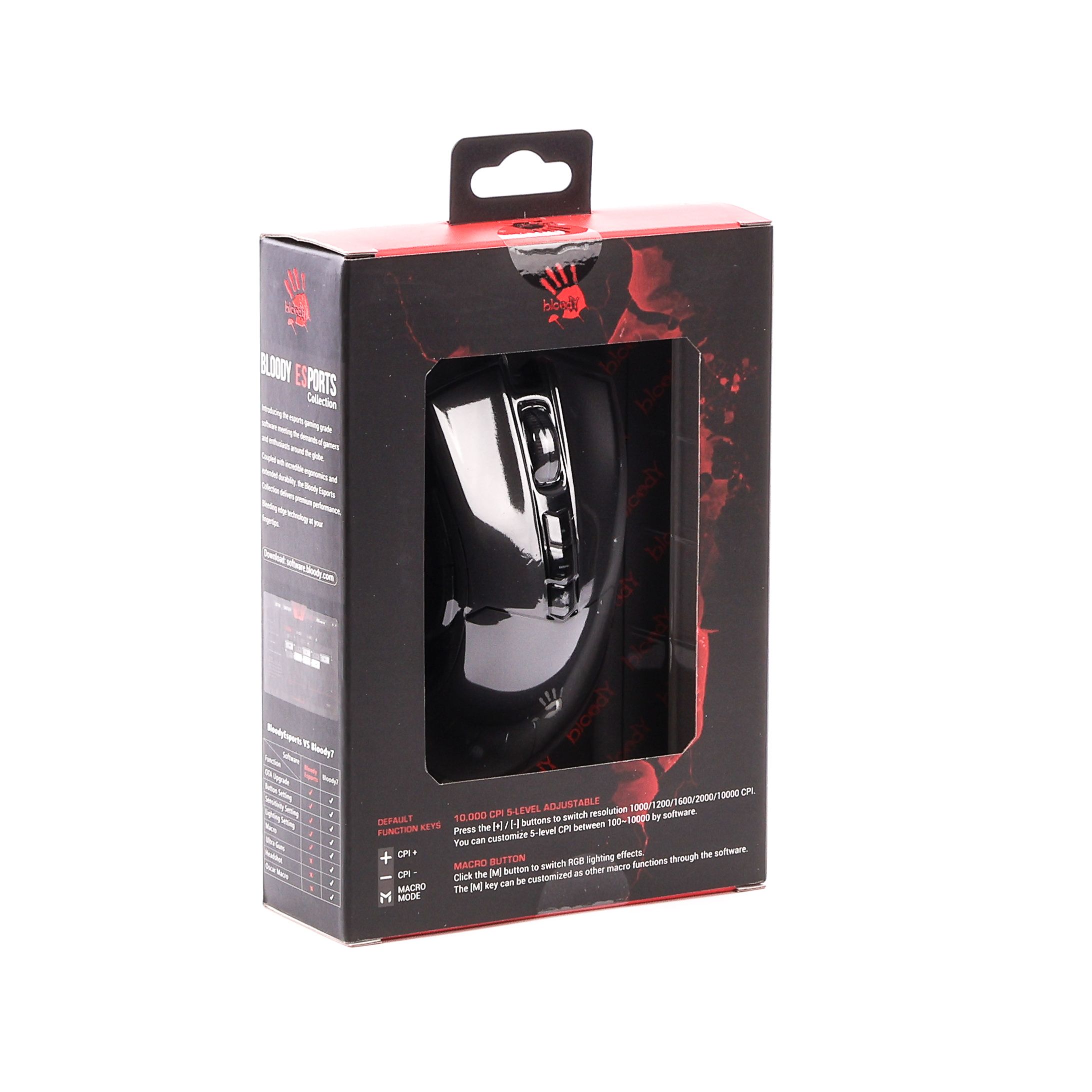 Ігрова миша Bloody, RGB, 16000 CPI, 20M натискань Bloody ES9 Plus — фото 7
