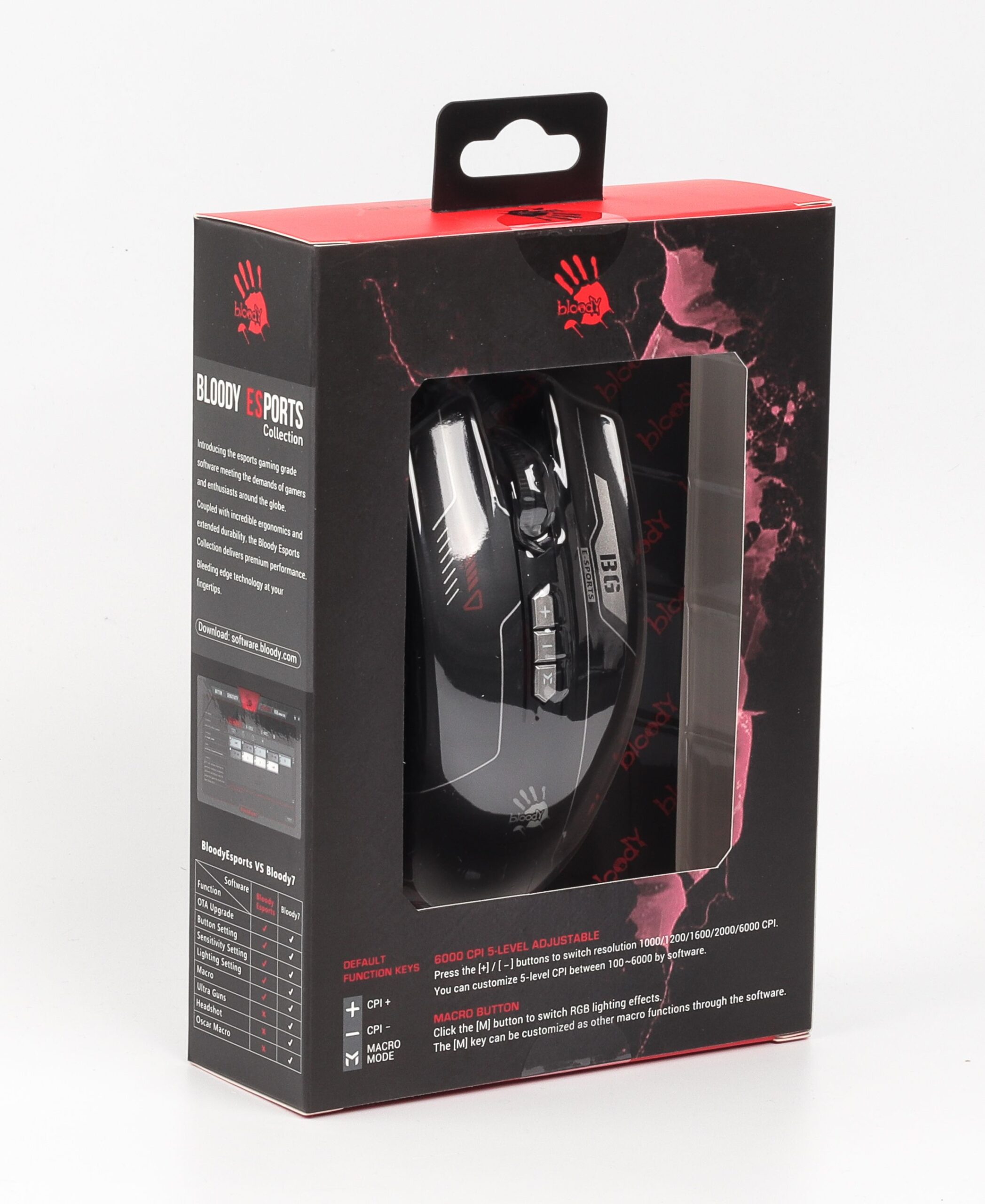 Ігрова миша Bloody, RGB, 6000 CPI, 10M натискань Bloody ES7 Bloody — фото 8