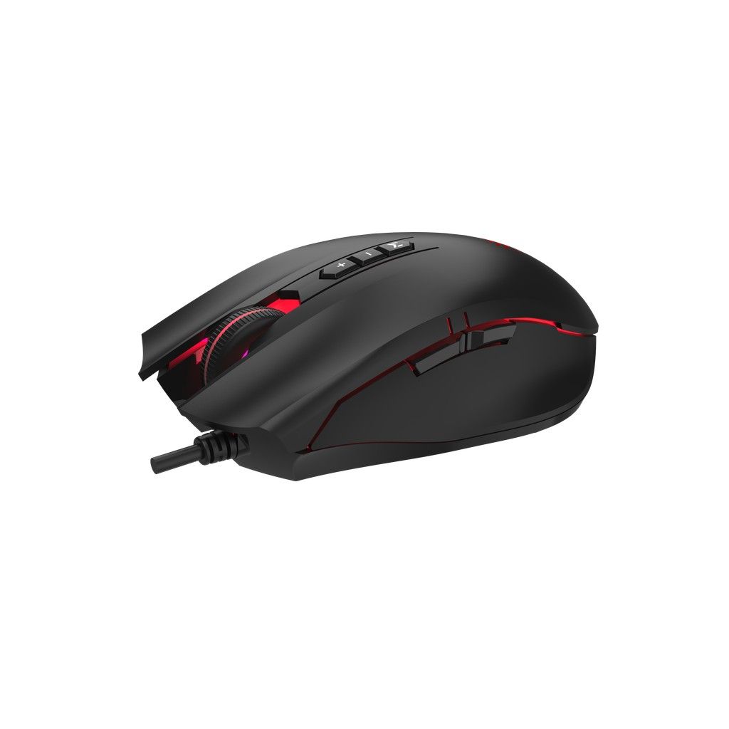 Ігрова миша Bloody, RGB, 6000 CPI, 10M натискань Bloody ES7 чорний — фото 3
