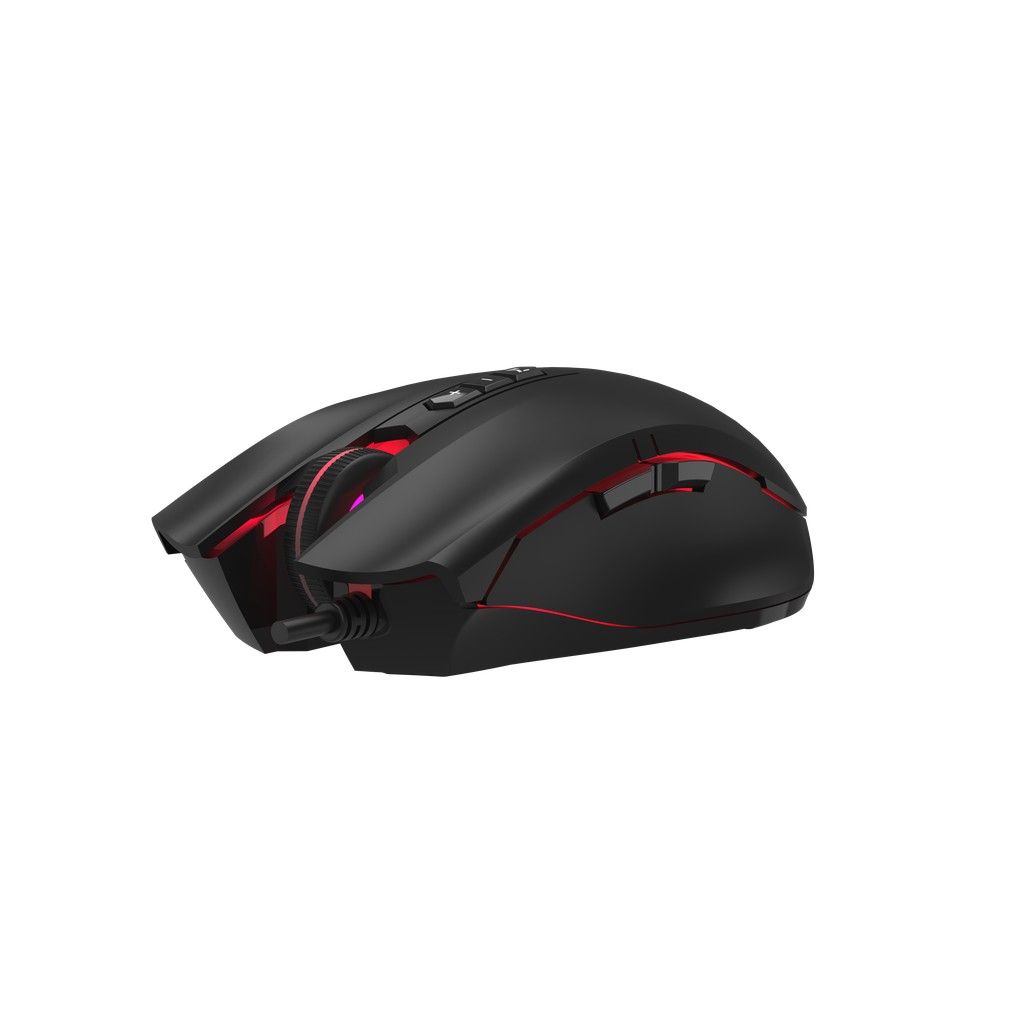 Ігрова миша Bloody, RGB, 6000 CPI, 10M натискань Bloody ES7 чорний — фото 7