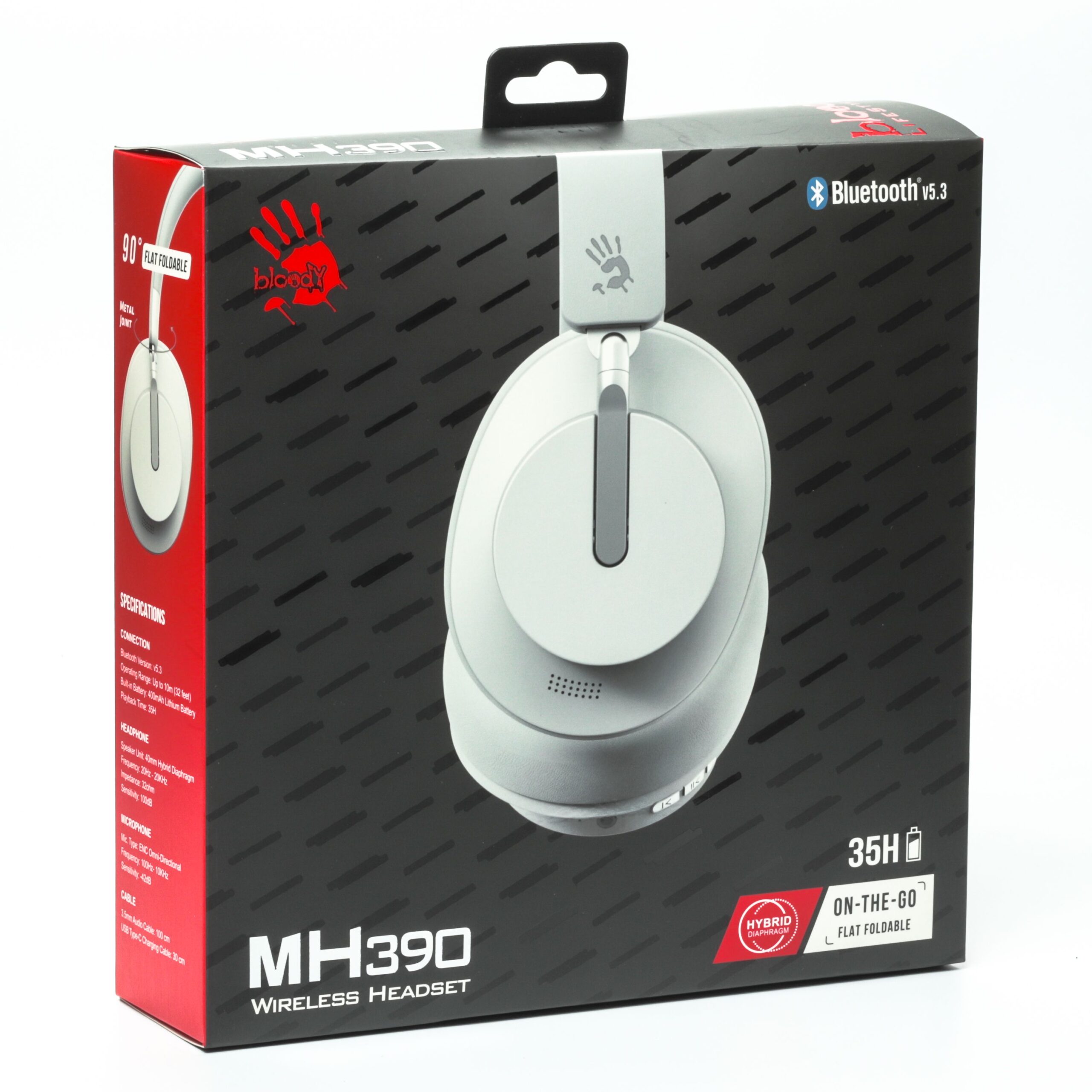 Ігрові бездротові навушники з мікрофоном, Bluetooth + 3.5 jack Bloody — фото 11