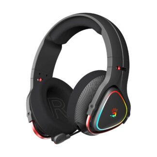 Ігрові бездротові навушники з мікрофоном, RGB, Bluetooth + 2.4GHz +