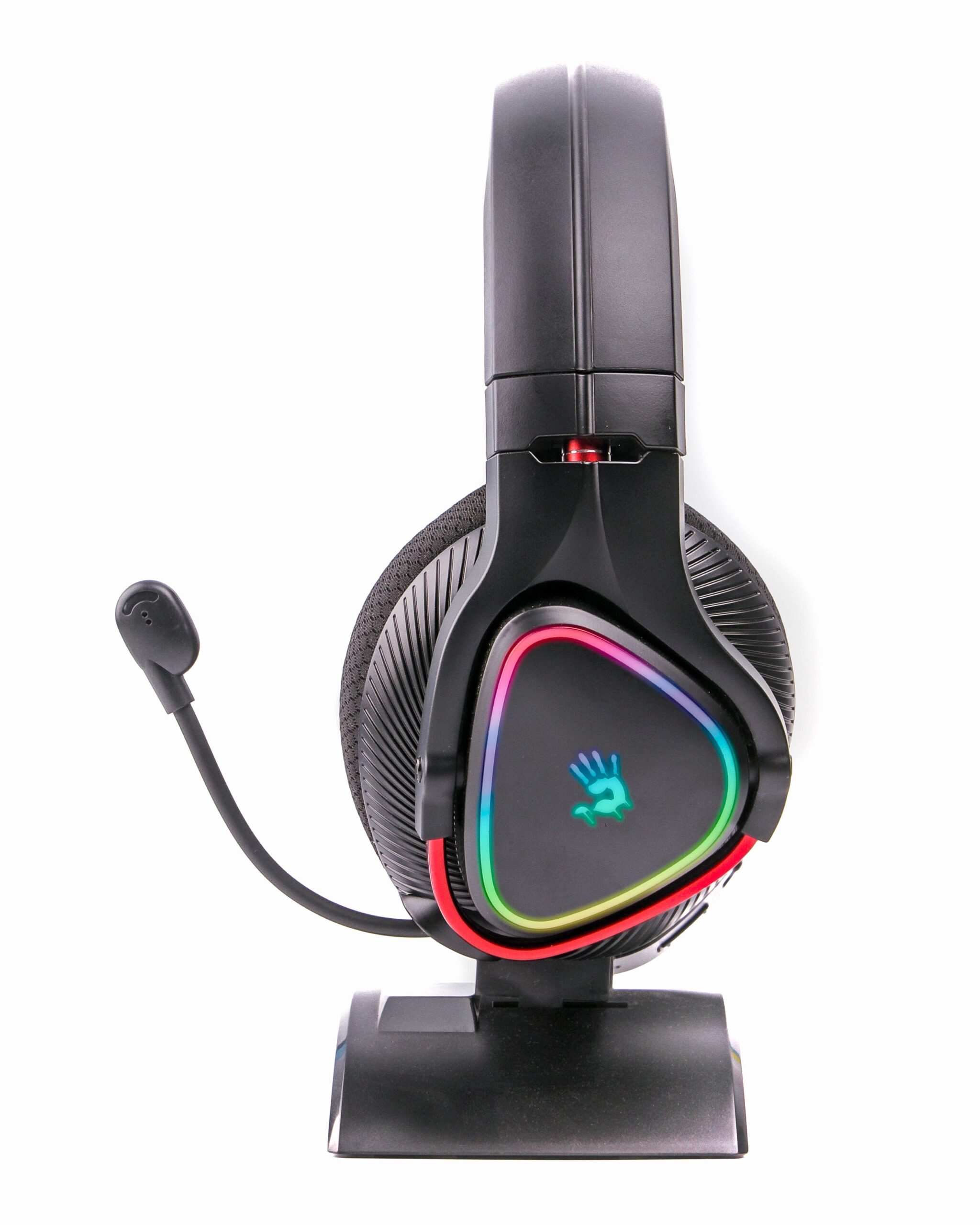 Ігрові бездротові навушники з мікрофоном, RGB, Bluetooth + 2.4GHz + — фото 2