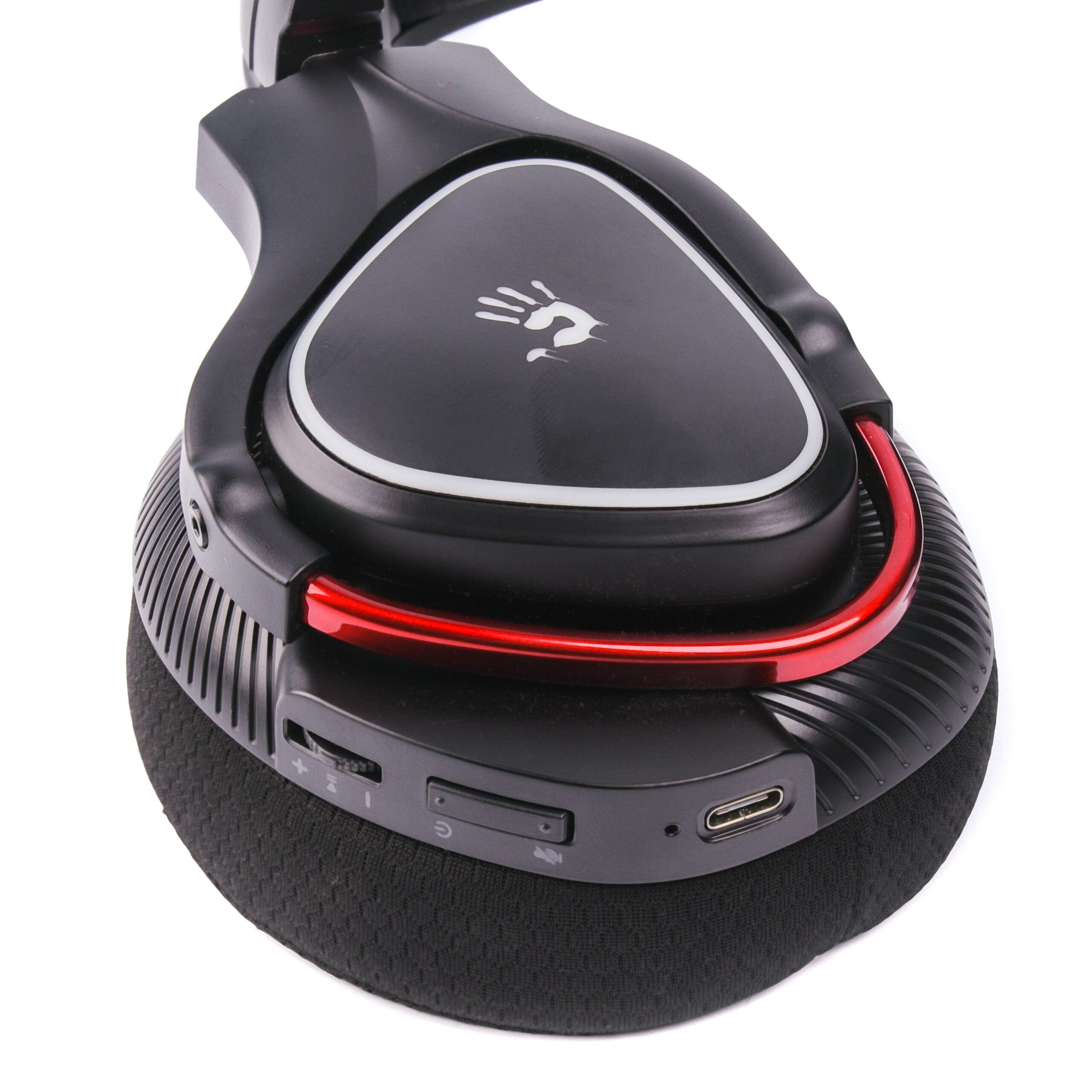 Ігрові бездротові навушники з мікрофоном, RGB, Bluetooth + 2.4GHz + — фото 5