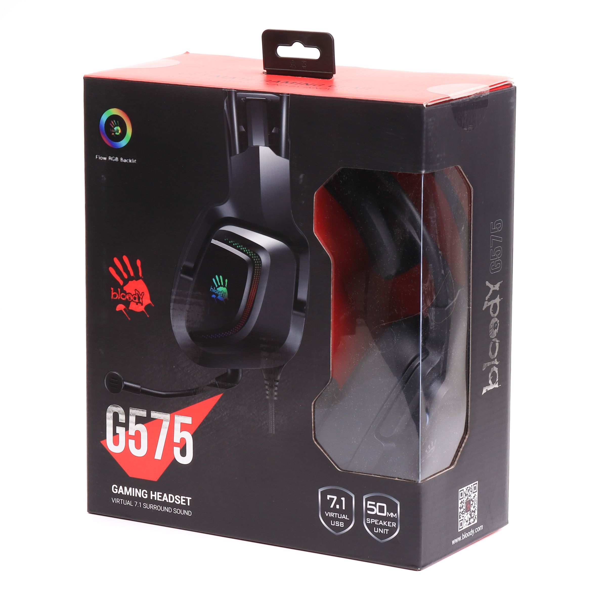 Ігрові навушники з мікрофоном, Hi Fi, 7.1 віртуальний звук, RGB — фото 8