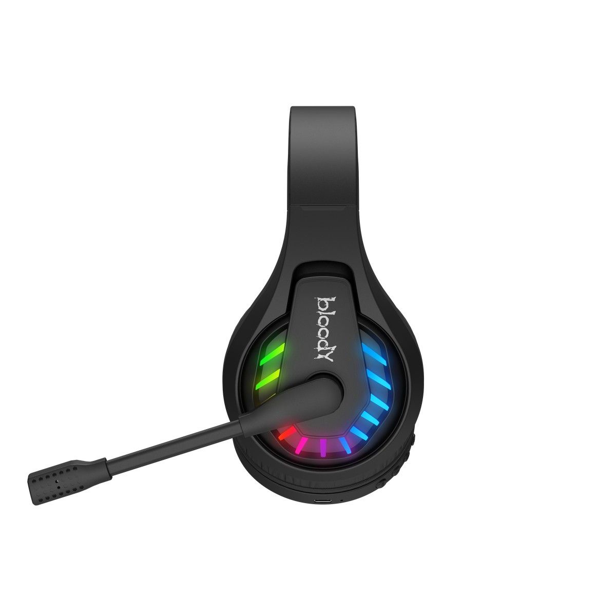 Ігрові навушники з мікрофоном, Neon LED Bluetooth + 2.4GHz + 3.5 jack — фото 2