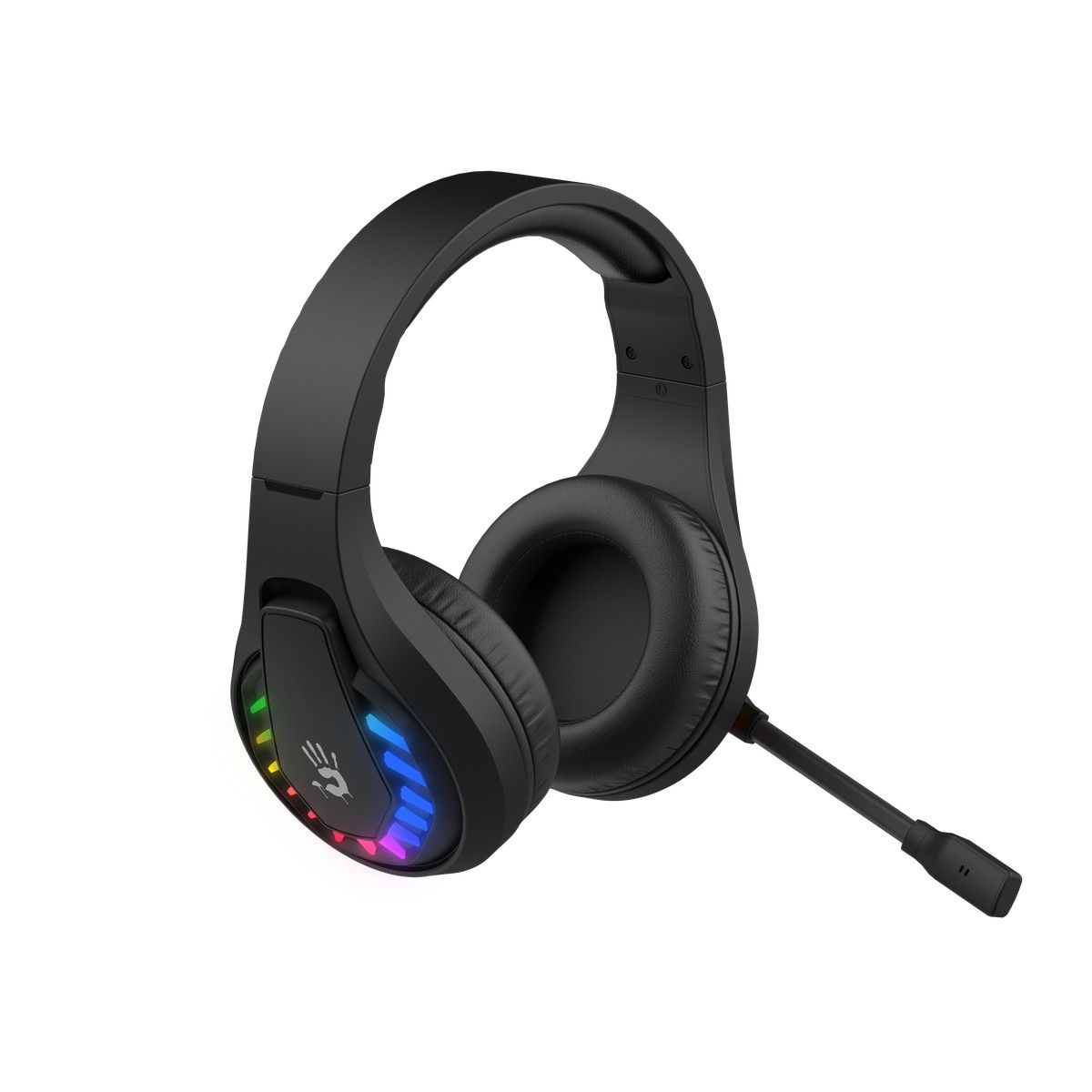 Ігрові навушники з мікрофоном, Neon LED Bluetooth + 2.4GHz + 3.5 jack — фото 3