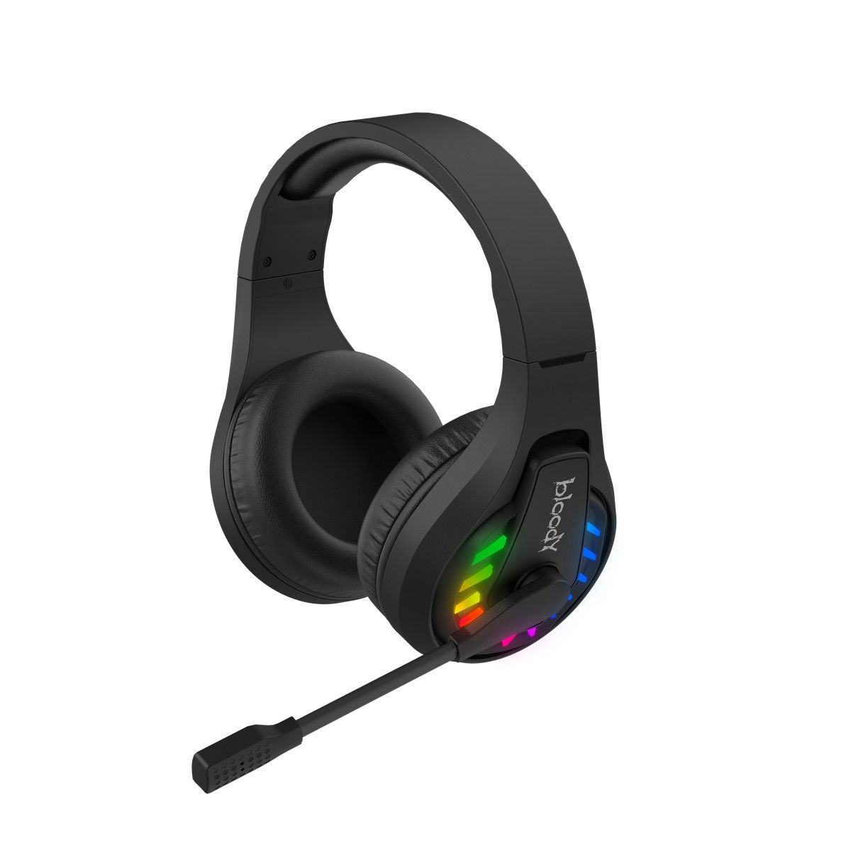 Ігрові навушники з мікрофоном, Neon LED Bluetooth + 2.4GHz + 3.5 jack — фото 4