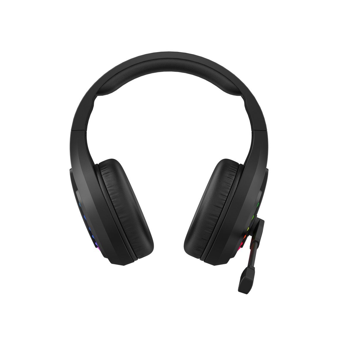 Ігрові навушники з мікрофоном, Neon LED Bluetooth + 2.4GHz + 3.5 jack — фото 5