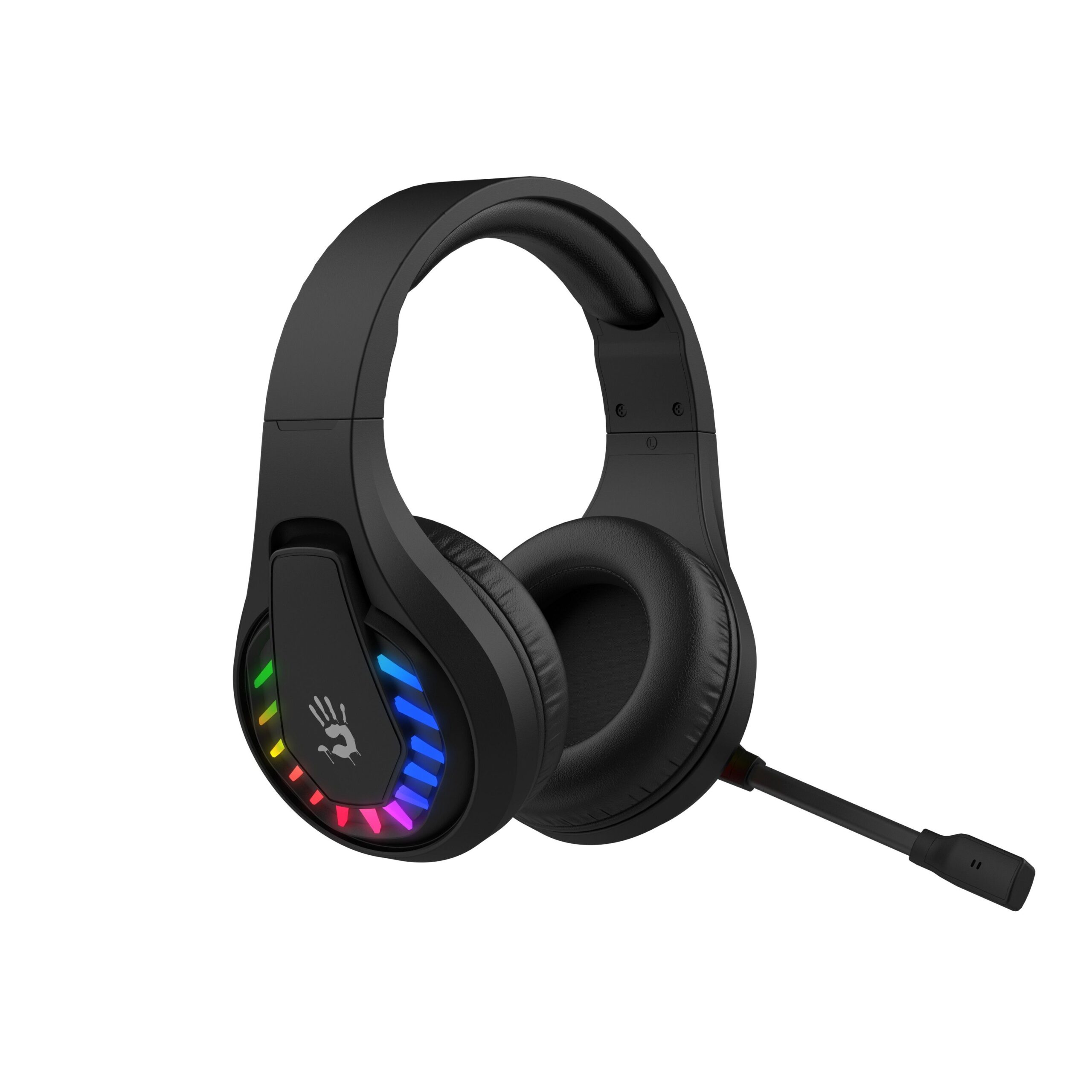 Ігрові навушники з мікрофоном, Neon LED Bluetooth + 2.4GHz + 3.5 jack — фото 6