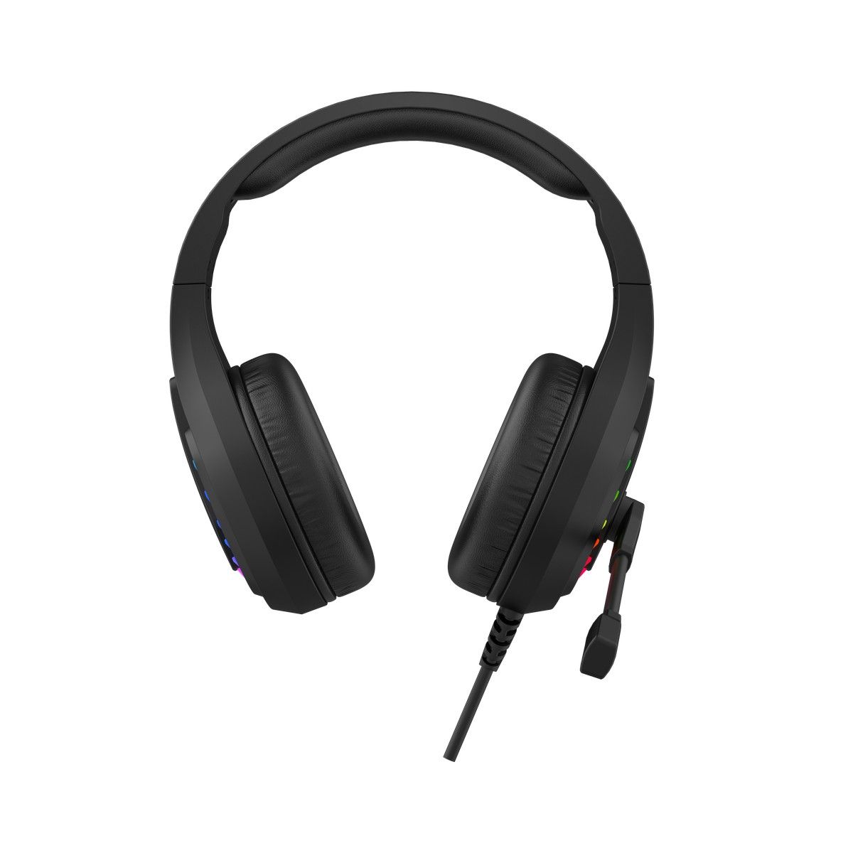 Ігрові навушники з мікрофоном, Neon LED, USB Bloody G230 Bloody чорний — фото 5