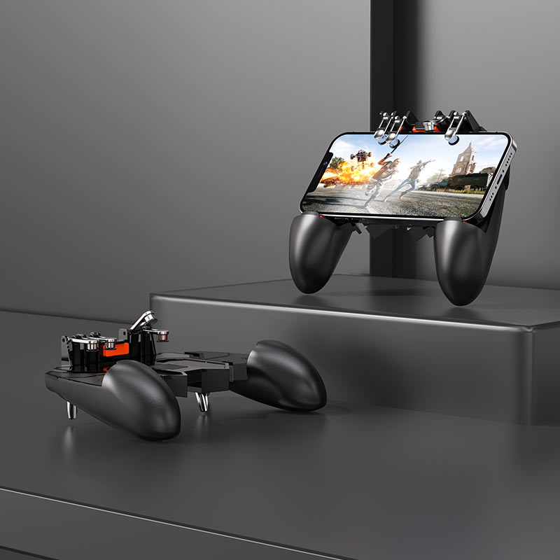 Ігровий контролер для мобільного HOCO GM7 Eagle six finger game controller Black — фото 9
