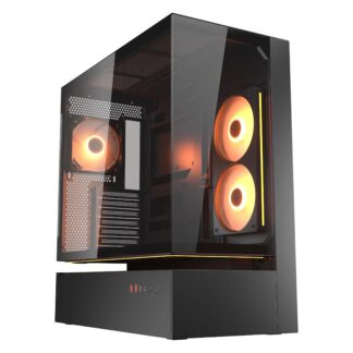 Ігровий корпус, 3*120 mm Argb передвстановлені, Type-C x1, USB3.0 x2